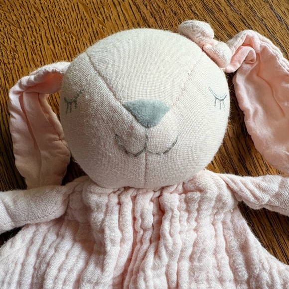 Cloud Island by Target Soft Pink Bunny Rabbit Muslin lovey lovie security - Picture 3 of 15